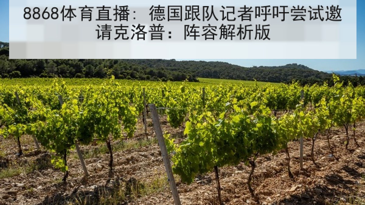 8868体育直播: 德国跟队记者呼吁尝试邀请克洛普:阵容解析版 8868体育直播: 德国跟队记者呼吁尝试邀请克洛普:阵容解析版