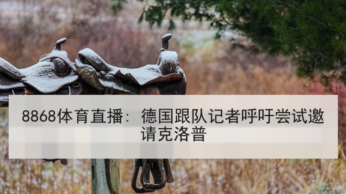 8868体育直播: 德国跟队记者呼吁尝试邀请克洛普 8868体育直播: 德国跟队记者呼吁尝试邀请克洛普